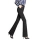 thumbnail image 2 of Puntoco Pantalones de mujer Pantalones de campana de talla grande Pantalones de trabajo de cintura ajustada Puntoco Puntoco-5, 2 of 7