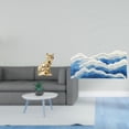 thumbnail image 2 of Alfombra decorativa con escultura de gato oceánico para el hogar, arte animal artesanal, antideslizante, ideal para la habitación infantil, la entrada, 2 of 8