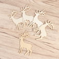 thumbnail image 5 of GOOHOCHY 10pcs Deer Wooden Graffiti Pieces DIY Painting Slices Educational Craft Accessories, 5 of 8