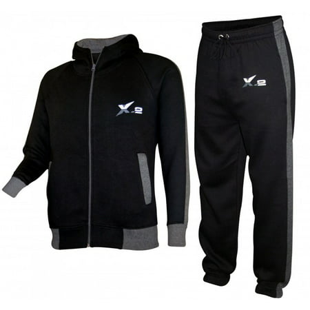 x-2 women athletic full zip fleece tracksuit jogging sweatsuit activewear hooded top red s