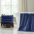thumbnail image 2 of Modern Threads Spunloft™ Adult Bath Sheet Set, 35" x 66", 100% Cotton 4 Pack, Navy Blue, 2 of 3
