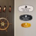 thumbnail image 2 of Victorian Plus Sail Away Spa – Nautical Wellness Wall or Door Sign (Black Steel) - Medium, 2 of 6