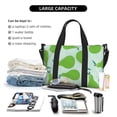 thumbnail image 4 of Travel Duffle Bag Cute Pear Green Fruit Travel Tote Bags Carry on Luggage Waterproof Weekender Bags with Top Handle Adjustable Shoulde Strap for Travel Gym, 4 of 5