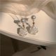 thumbnail image 3 of Pendientes de flor de camelia blanca o pendientes de moda coreana ER, 3 of 5