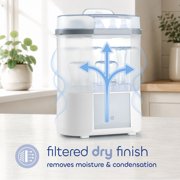 Chicco Advanced Electric Steam Sterilizer & Dryer for Baby Bottles, Pacifiers, Toys and More - White