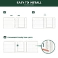 thumbnail image 5 of FXW Rollick Unleashed Dog Playpen for Indoor, Yard, RV Camping, 40 inch 48 Panels for Medium and Large Dogs, White│Patented, 5 of 5