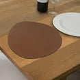 thumbnail image 3 of IH Casa Decor Reversible Pleather Pebble Placemat Tan - Set of 12, 3 of 4