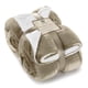 thumbnail image 1 of Manta Sherpa de Blanket Genteele, supersuave y reversible, color topo, 1 of 6