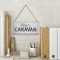 thumbnail image 2 of Wooden Hanging Sign Mum'S Caravan Rustic Wooden Living Room Hanging Decorations Housewarming Gifts For Wedding Kitchen 12X6 In, 2 of 6