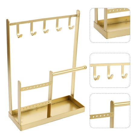 Toyandona Jewelry Holder Elegant Design Iron 1Pcs Jewelry Organization Home Decor Women