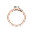 thumbnail image 2 of 0.70 Carat Excellent Cushion Cut Real Diamond Latest Design Solitaire Engagement Ring for Ladies Solid 14K Rose Gold Size 7.5, 2 of 8