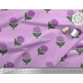 thumbnail image 3 of Soimoi Rayon Fabric Leaves & Floral Block Print Sewing Fabric Yard 56 Inch Wide, 3 of 3