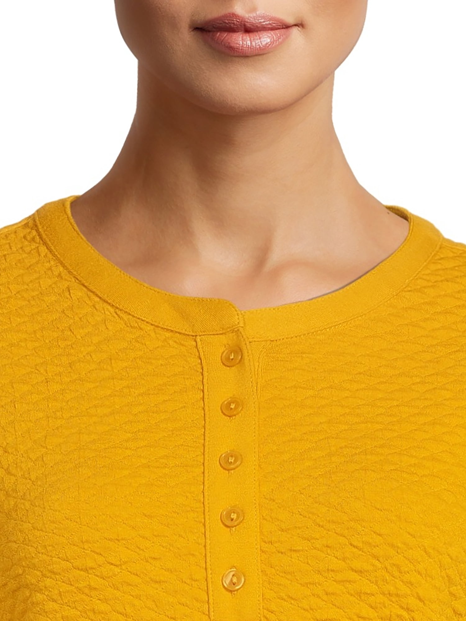 Time and Tru Women's Quilted Top