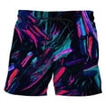 3D Print Vertigo Hypnotic Beach Shorts For Men Hot Sale Sports Casual