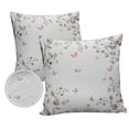 thumbnail image 2 of Outdoor Throw Pillow Cover Spring Garden Flower Plants Art Waterproof Cushion Covers 2 Pack Retro Butterfly with Floral Tree Pillow Cases Home Decoration for Patio Garden Couch Sofa, 2 of 7