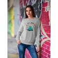 thumbnail image 2 of Be A Voice Not An Echo Sweatshirt Women -Image by Shutterstock, Female XX-Large, 2 of 4