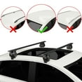 thumbnail image 2 of Compatible with Chrysler 300 C 2005-2010 ACE-4 Car Roof Rack Cross Bar Black Aluminium 2 Bars, 2 of 7