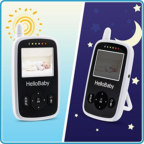 White Hello Baby Monitor HB24 2.4GHZ Digital Wireless Video Baby Monitor