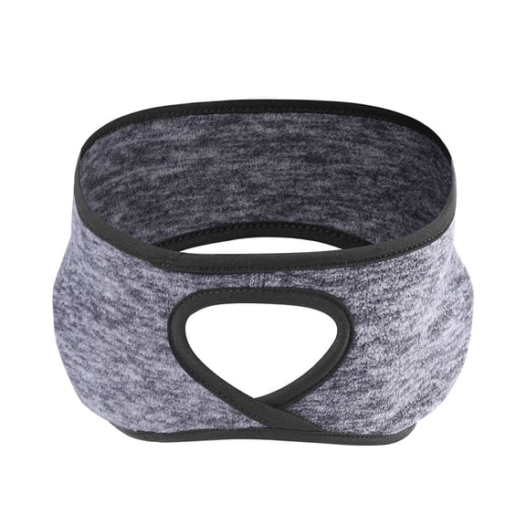 KAKOWELY 1Pcs Running Headband for Cold Weather Sports Ear Muffs Grey Steel Wire