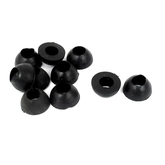 Gas Valve Rubber Stopper Seal Ring Parts Voltage Regulator Head Black 10 Pcs
