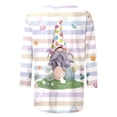 thumbnail image 4 of MuXiKeJi Clothes Womens Easter Shirts Easter's Day Rabbit Tops Egg 3/4 Sleeve Summer Tops Going Out Tops, 4 of 4