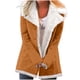 thumbnail image 2 of Puntoco Chaqueta Holgada De Manga Larga Con Bolsillos Y Botones De Color Liso Para Mujer, 2 of 5