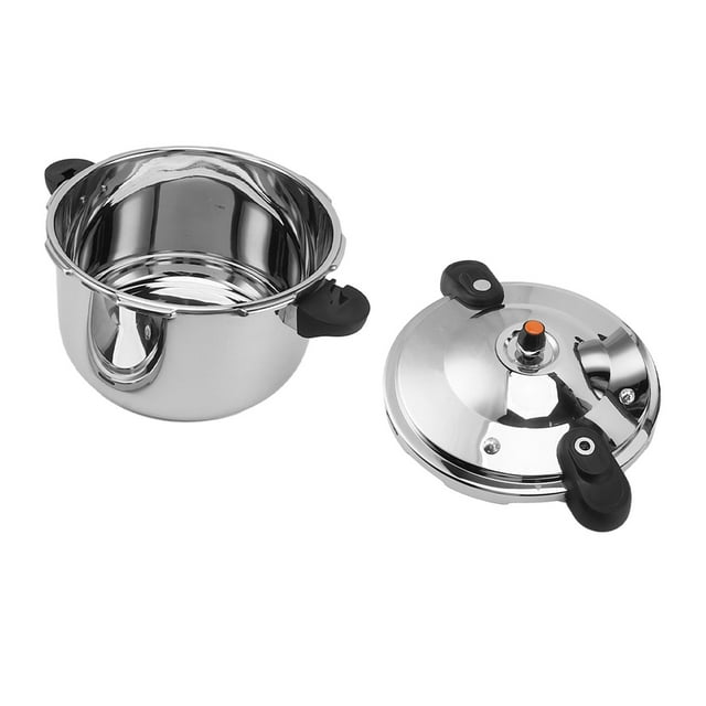 Stainless Steel Pressure Cooker, 80kpa Pressure Canner, For Kitchen Cookware Dual Handle Fast Cooking Intelligent , With Lid For Gas Electric Stove