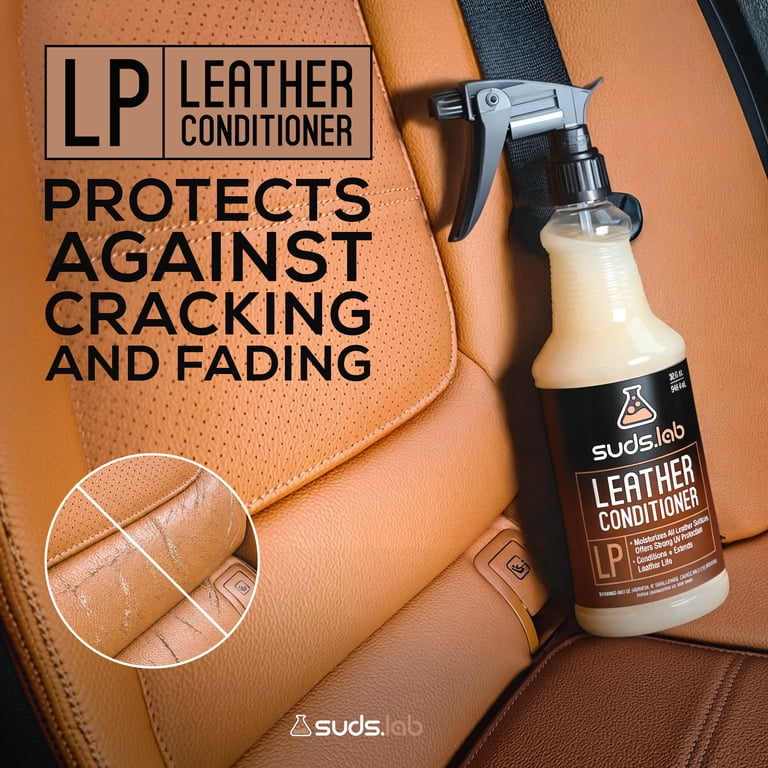 Suds Lab LP Leather Conditioner, UV Protectant and Moisturizer for Car and Home, 32 fl oz, Size: nonono
