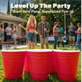 thumbnail image 3 of GoPong Giant Yard Pong Outdoor Game - Jumbo Sized Beer Pong PRO Set – Fun Beach and Lawn Party Games for Adults, 3 of 7