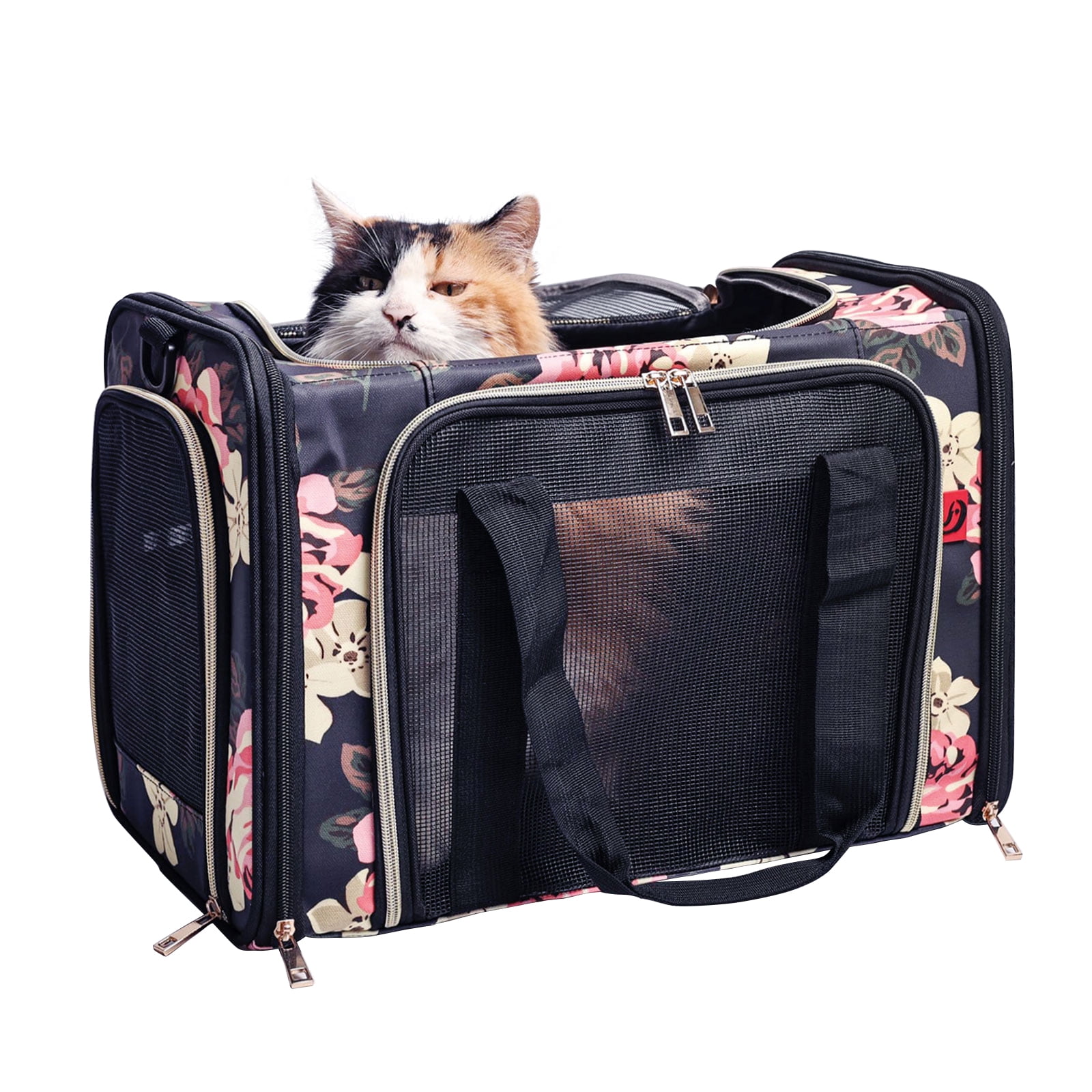Dog Cat Carrier Soft-sided Pet Travel Carrier For Medium Cats Dog, Small  Cats Dog Carriers, Portable Foldable Dog Cat Pet Carrier, Pet Carrying Bag,  Airline Approved - Temu