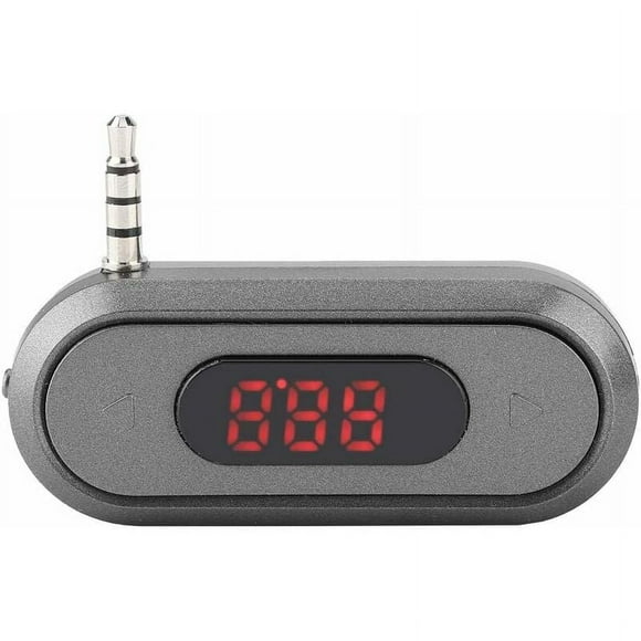 3.5 MM Audio Head mobile phone/Pad/MP3/MP4/MP5/tablet built-in FM transmitter 300mAh battery Car Radio Transmitter