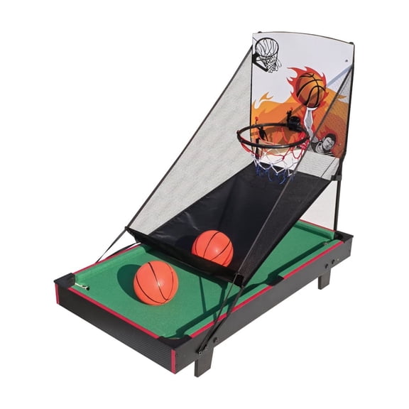 36 Inch 2 in 1 Combo Game Table Basketball Billiards Table Space-Saving Indoor Outdoor Game Table for Family Kids Adults Game Room