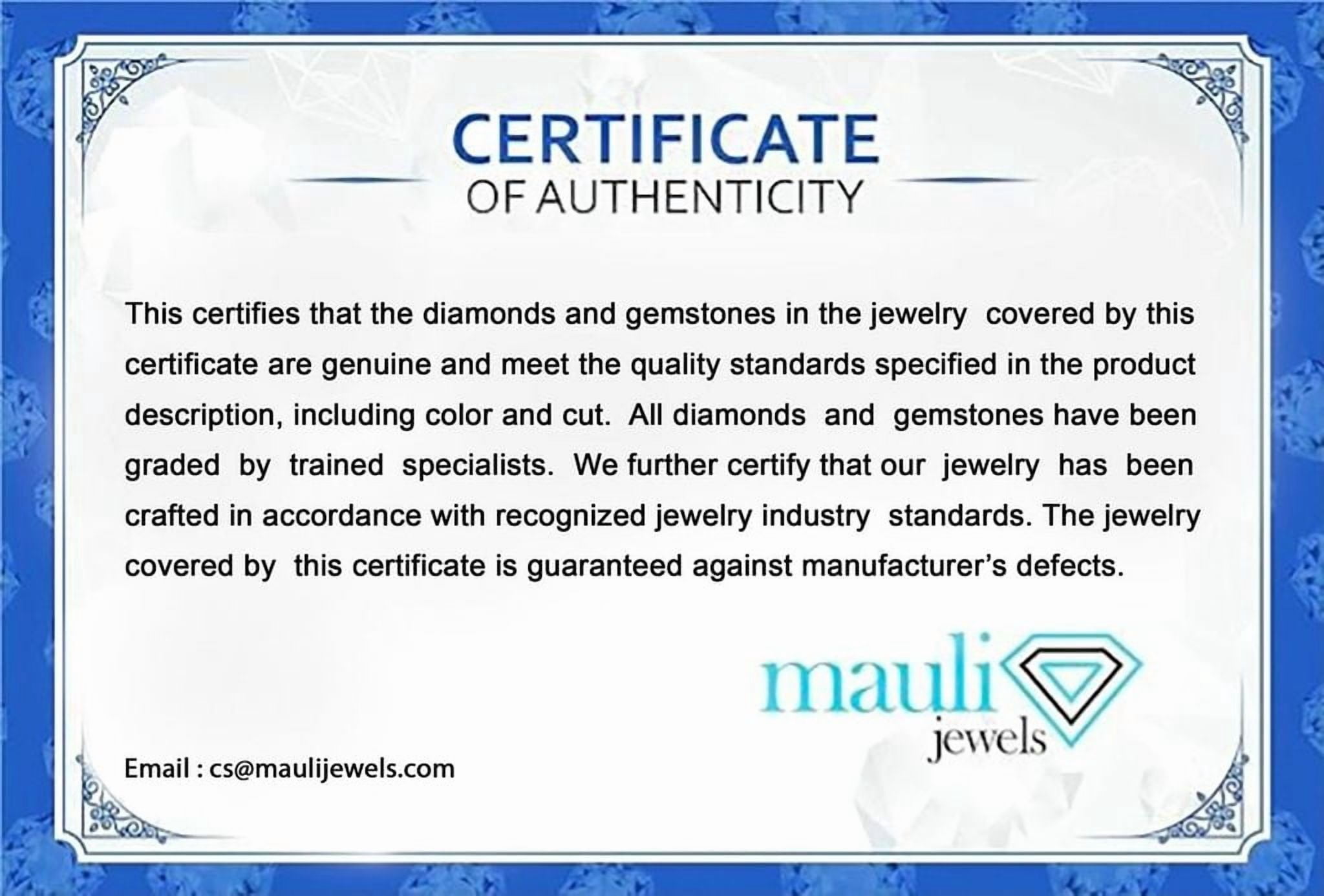 Mauli Jewels 0.25 to 2.00 Carat Diamond Stud Earrings for Women, Natural Round 4-Prong, 14K Solid Rose Gold, Jewelry Gift