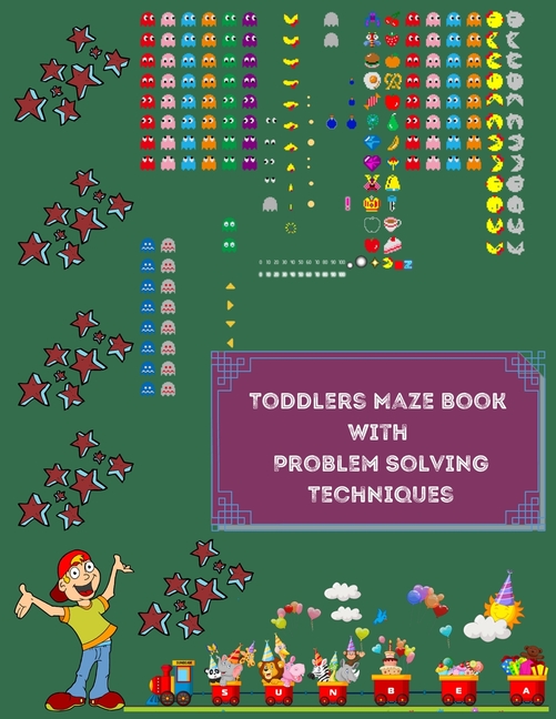 Toddlers Maze Book with Problem Solving Techniques Helpful Maze Books