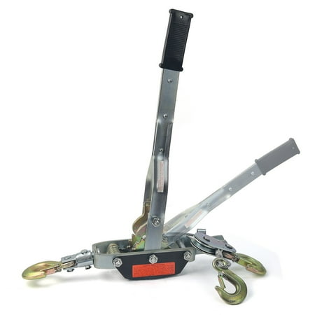 Along Power Puller 3 Hooks - 4Ton Winch Hoist Puller, with 3 Hooks and Cable