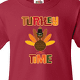 thumbnail image 4 of Inktastic Thanksgiving Turkey Time Youth T-Shirt, 4 of 5