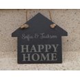 thumbnail image 3 of Darling Souvenir MADE WITH LOVE Custom Engraved Slate Hanging Christmas Tree Ornament With String Personalized Housewarming Gift, 3 of 4