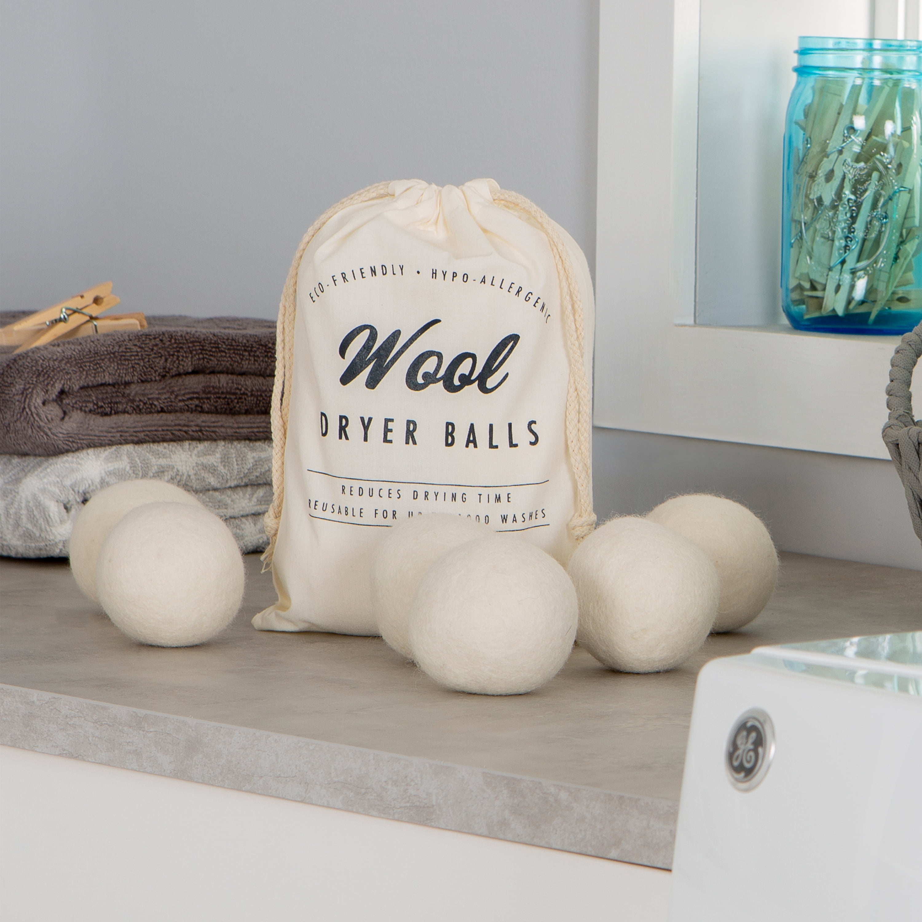 Better Homes & Gardens Wool Dryer Balls - 6 Pack