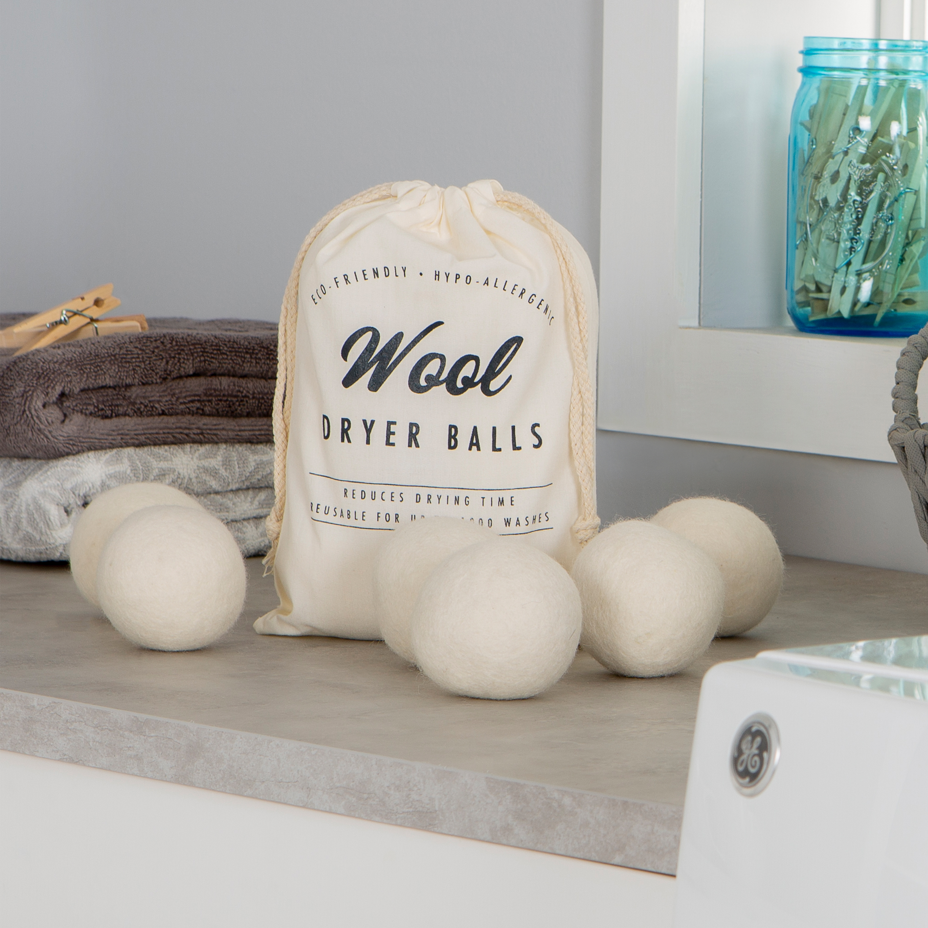 Better Homes & Gardens Wool Dryer Balls, 6 Balls per Pack - image 3 of 6