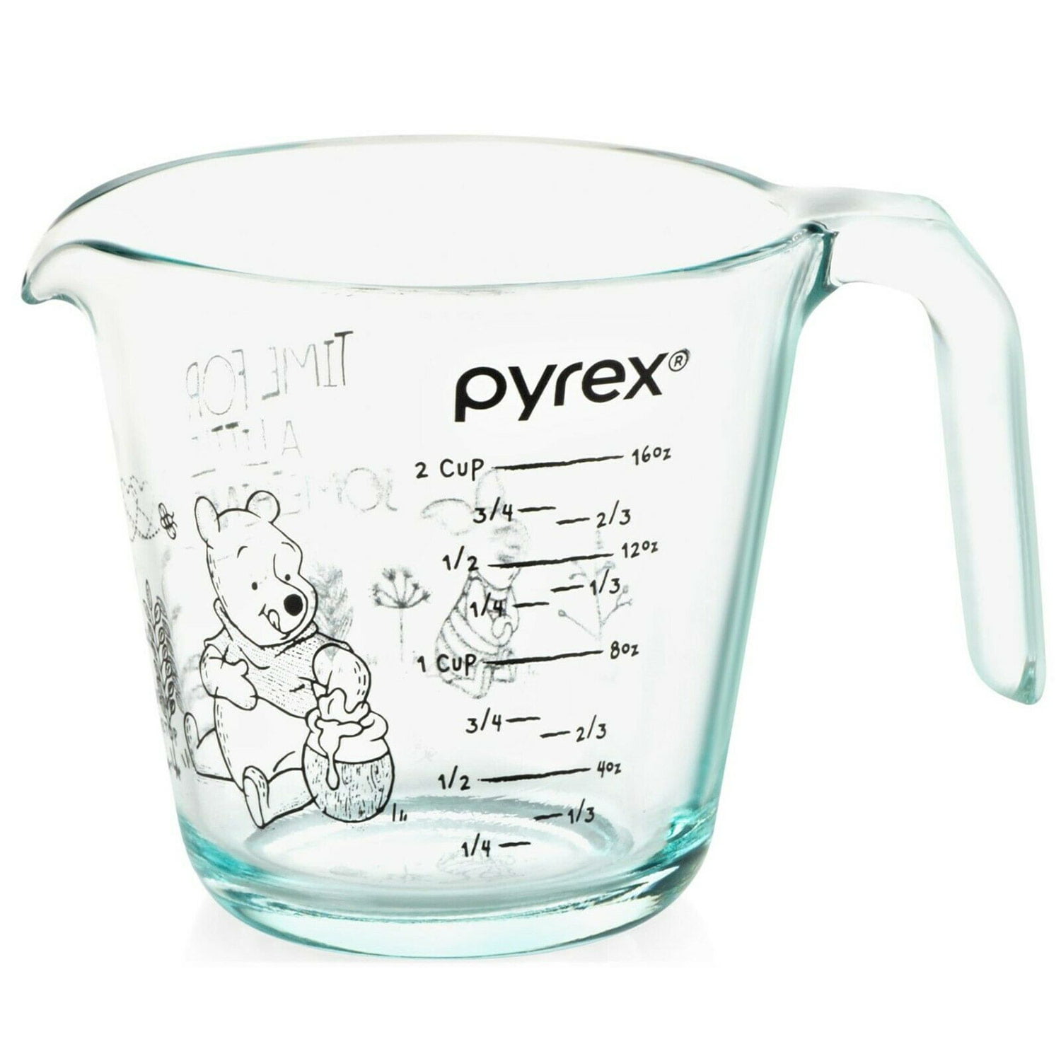 Pyrex Star Wars Glass Measuring Cup (2 Cup) Clear/Black Fast Ship NEW