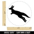 thumbnail image 2 of Kangaroo Jumping Solid Self-Inking Rubber Stamp Ink Stamper - Black Ink - Mini 1/2 Inch, 2 of 7