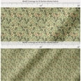 thumbnail image 2 of Soimoi Cotton Poplin Fabric Leaves & Rose Shirting Printed Craft Fabric by The Yard 56 Inch Wide, 2 of 7