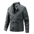 thumbnail image 6 of Solid Winter Down Jacket Quilted Jacket (L, HerbalGreen), 6 of 6
