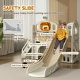 thumbnail image 6 of Qaba 7-in-1 Toddler Slide, Playset Indoor for Ages 1-6 Years w/ Ring Toss, 6 of 10