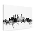 thumbnail image 3 of Trademark Fine Art "Minneapolis MN Skyline B&W" Canvas Art by Michael Tompsett, 3 of 5