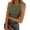 Army Green, variant on Racerback Tank Tops for Women Ribbed High Neck Tank 2026 Summer Sleeveless Shirts Slim Fitted Basic Tees Casual Workout Tops Black M