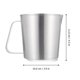 thumbnail image 5 of Jarra para espumar leche, jarra para espresso, vaporizador de leche de acero inoxidable de 700 ml, 5 of 8