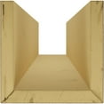 thumbnail image 6 of Ekena Millwork 12"W x 8"H x 20'L 3-Sided (U-beam) Rough Sawn Endurathane Faux Wood Ceiling Beam, Premium Hickory, 6 of 12
