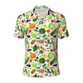 thumbnail image 2 of Daiia Vegetables2 Pattern Men’s Polo Shirts,Solid Deck Shirt,Classic Fit, Breathable Cotton Polo for Casual and Sport Wear-3X-Large, 2 of 9