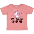 thumbnail image 3 of Inktastic My Granny Loves Me Unicorn Girls Baby T-Shirt, 3 of 5